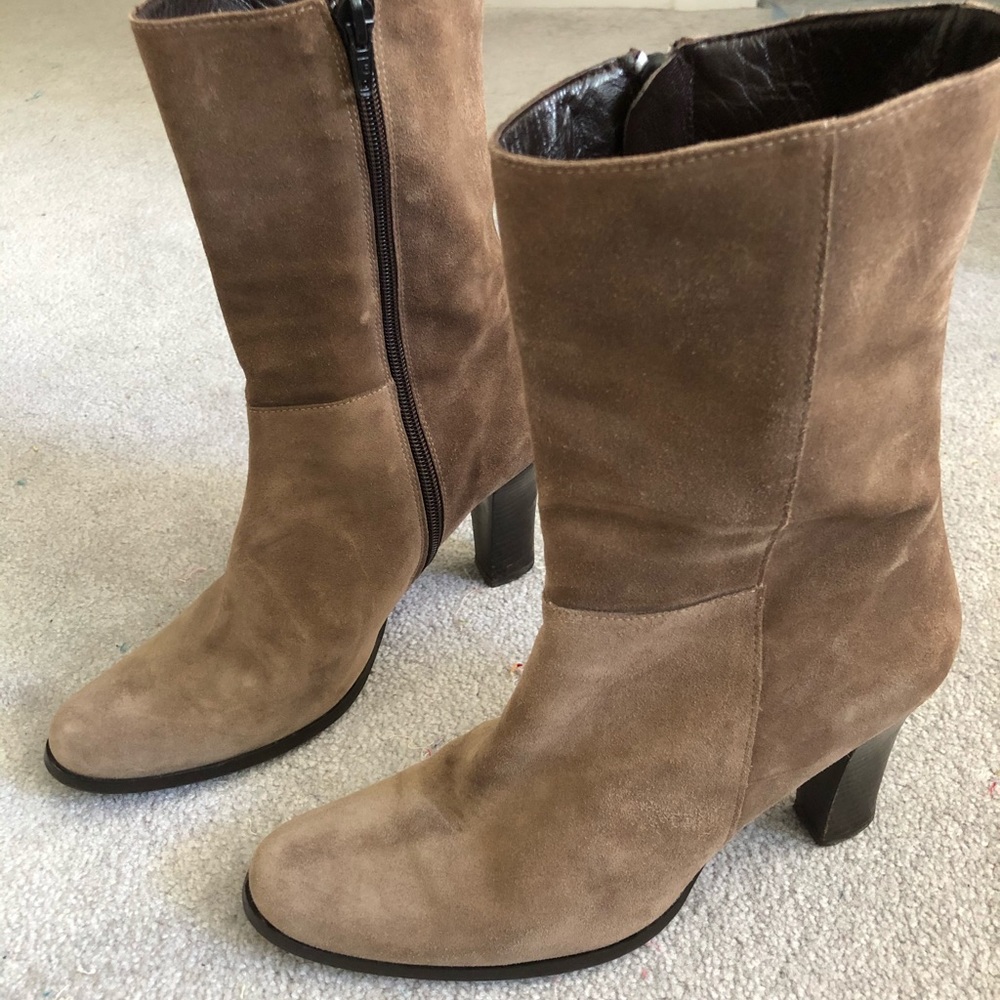 Brugnoli Suede boots Made and Purchased in Spain
